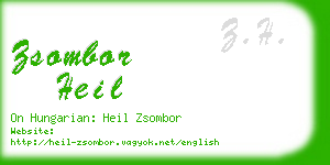 zsombor heil business card